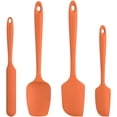 thumbnail image 1 of Ensemble de Spatules en Silicone Résistant à la Chaleur jusqu'à 600 Degrés Fahrenheit (Orange), 1 of 1