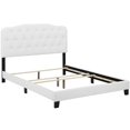 thumbnail image 4 of Modway Amira King Modern Style Performance Velvet Bed in Ivory, 4 of 8