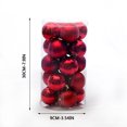 thumbnail image 2 of LSLJS Christmas Balls, Plastic Christmas Balls 24 Pcs Of 4cm Electroplating Balls Christmas Decoration Hanging Balls Barrel Package Christmas Balls, Christmas Decorations, 2 of 2