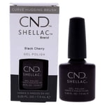 Couleur de l'ongle Shellac - Cerise noire par CND pour les femmes - 0.25 oz Nail Polonais