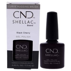 Couleur de l'ongle Shellac - Cerise noire par CND pour les femmes - 0.25 oz Nail Polonais