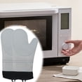 thumbnail image 1 of Baking Gloves Kitchen Insulation Gloves Withstand 260 Degrees High Temperature Soft Can Be Used For Long And Easy To Clean, 1 of 6