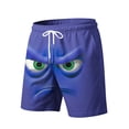 thumbnail image 3 of Ceisia Men's Quick Dry Swim Trunks with Pockets Elastic Waist Drawstring Mesh Lining Beach Shorts Gifts for Father, 3 of 5