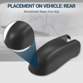 thumbnail image 3 of Unique Bargains Car Rear Windshield Wiper Arm Nut Cover for Mazda 2 Durable NO.D651-67-396 Back Glass Wiper Arm Cap, 3 of 7