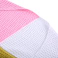 thumbnail image 3 of Women Crochet Knit Crop Tops Long Sleeve Color Block Fit T-Shirts, 3 of 6