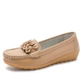 thumbnail image 5 of Latrodar Sandales Plates pour Femmes Sandales à Talons Sandales à Plateforme Femmes Sandales Confortables pour Femmes Sandales Rétro Confort Extensibles Sandales de Plage Chaussures à Enfiler Sandales Unies de Largeur Moyenne pour Dames Plage Maman, 5 of 5