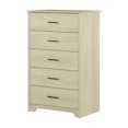 thumbnail image 2 of South Shore Fusion 5-Drawer Chest for Adult, in Bleached Oak, 2 of 12