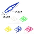 thumbnail image 4 of 3Pcs Disposable Tweezers Safety Beads Tweezer Clip Tool Toys Bead Model Building Craft Toy DIY Accessories Scissors Blue, 4 of 7