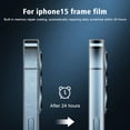 thumbnail image 2 of Pour iPhone 15/Plus/Pro/Pro Max Bordure de Cadre Latérale Anti-Rayures Y2P7, 2 of 8