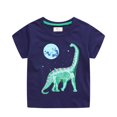 thumbnail image 1 of KAWELL Toddler Boys Summer Dinosaur Pattern T-Shirts Short Sleeve Top Size 2-7T, 1 of 6