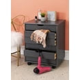 thumbnail image 2 of Craydon Six-Drawer Wide Roll Cart, Grey, 2 of 8