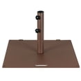 thumbnail image 1 of Gymax 50 LBS Patio Umbrella Base Stand 24'' Outdoor Square Market Handle Wheel, 1 of 10