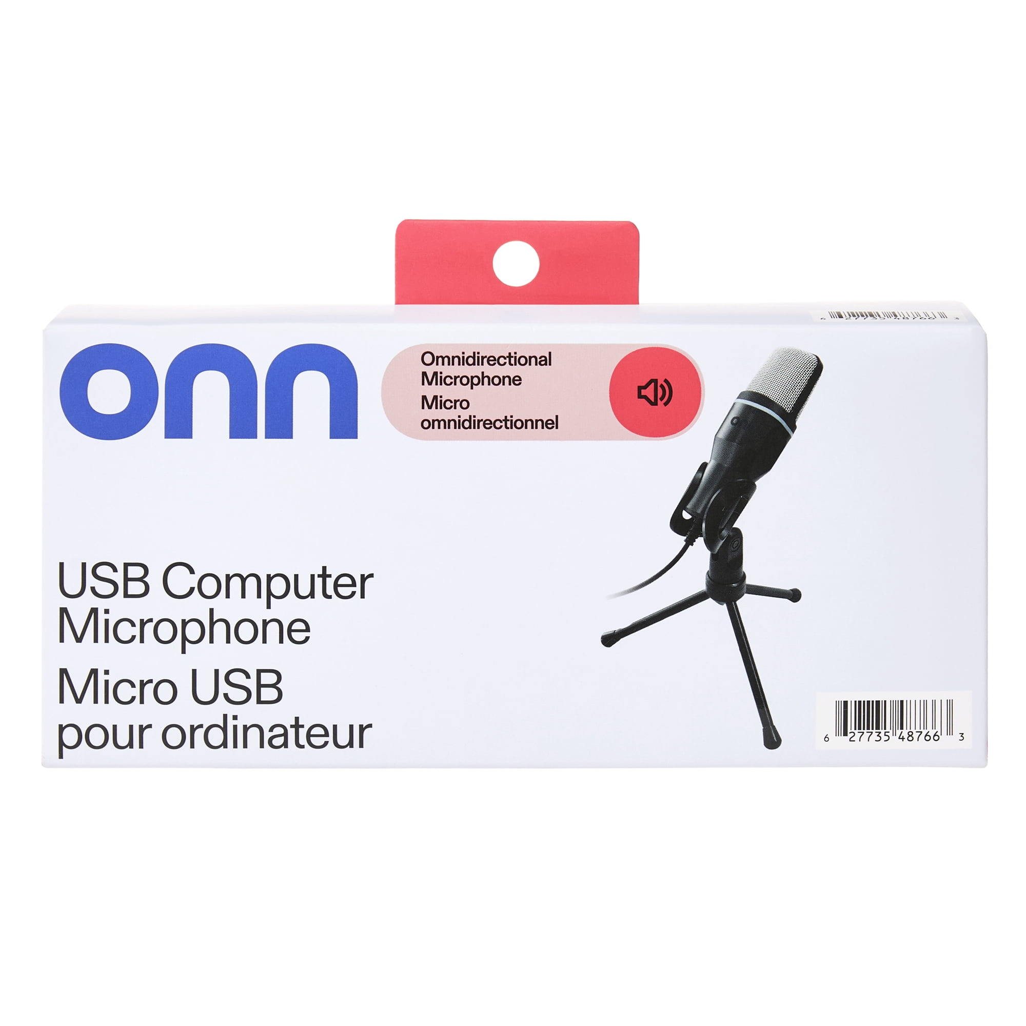 Micro USB omnidirectionnel pour ordinateur avec trépier réglable onn.