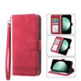 thumbnail image 3 of Wallet Case for Xiaomi Redmi A7 Pro Flip Phone Case with Card Slots, Cash Pocket, Kickstand, Magnetic Closure & Wrist Strap, TPU Soft Shell Cover Red, 3 of 6