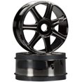 thumbnail image 1 of Hot Bodys Roue de Bord HB 67768 (2 Pcs), Chrome Noir, 42x83mm, 1 of 3