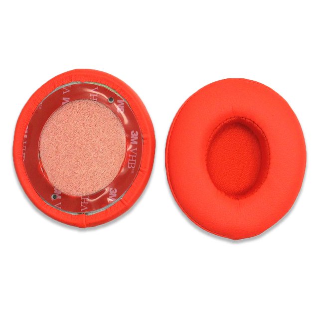 QualitChoice Coussin d'Écouteurs Réduction de Bruit Protection Accessoires de Remplacement pour Studio Solo 2 Sans Fil Orange 1Ensemble