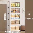 thumbnail image 4 of Double-layer Door Grocery Folding Storage Box, Home Bedroom Living Room, 4 of 4