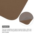 thumbnail image 4 of Uxcell 6 Pcs Iron on Patches Fabric Repair Patches for Clothes Camel, 4 of 6