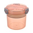 thumbnail image 1 of Clearance! Goohae Oatmeal Cups, Oatmeal Cups Plastic, Portable Reusable Parfait Cups with Lids Yogurt Cup with Topping Cereal Or Oatmeal Container Leak Proof Breakfast on The Cups 20Oz Orange, 1 of 9