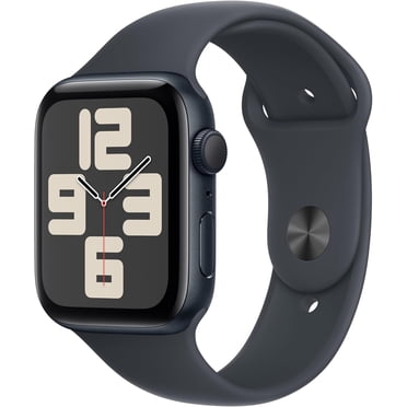 Apple Watch SE2 44mm GPS boîtier aluminium minuit avec bracelet sport minuit - P/M
