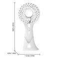 thumbnail image 4 of Coofit Personal Fan USB Charging Plastic Mini Portable Fan Office Fan with Handle, 4 of 5