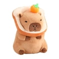 thumbnail image 4 of HILABEE Capybara Toy Cute Capybara Stuffed Animal 30cm Comfortable Kids Room Decor orange bread light, 4 of 9