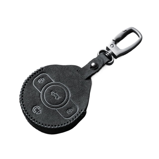 Transemion Decorative Accessories For Car Keys And Wear-Resistant Convenient To Can Test Safety Of Car Key black+square buckle
