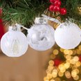 thumbnail image 4 of 50% off Clearance Christmas Ornament Hanging Ball Assorted Pendants Shatterproof Tree Ornaments Decorations In A Reusable Hand-Help Gift Box Ideal For Xmas,Party, 4 of 8
