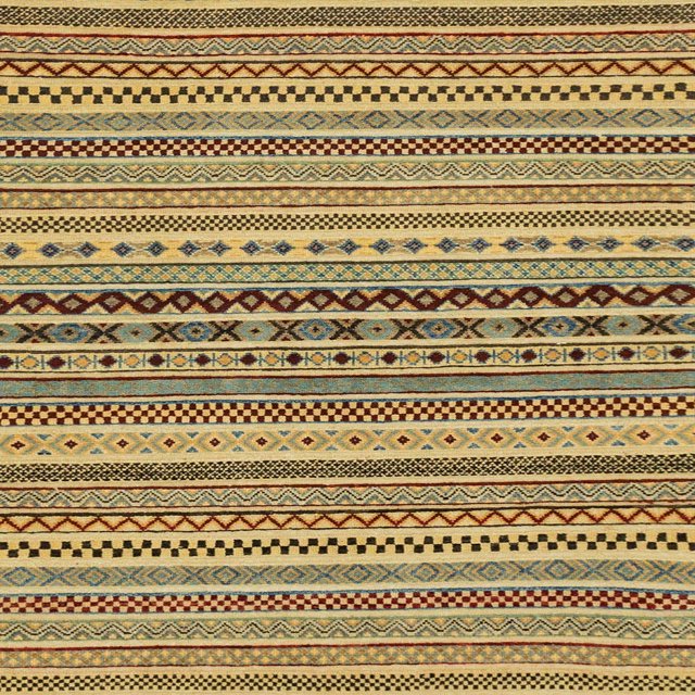 Ahgly Company Tapis d'Intérieur Carrés Abstraits Brun Rougeâtre, Tapis de Zone Abstraits, 5 Pieds Carré