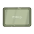 thumbnail image 2 of Bath Rug- Super Absorbent Quick Dry- Rubber Backing Non Slip-Washable Bathroom Floor Mats-Shower Rug For In Front Of Bathtub-Shower Room -16x24-, 2 of 6
