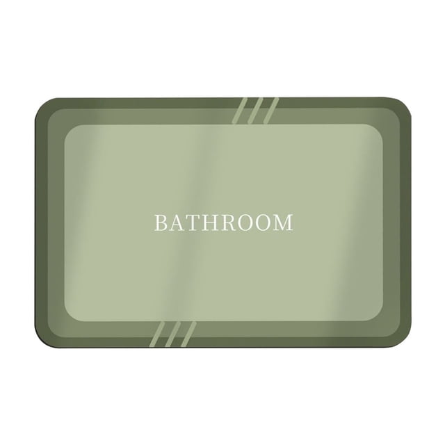 TACILIP Bathroom Rugs, Bath Rug- Super Absorbent Dry- Rubber Backing Non Slip-Washable Bathroom Floor Mats-Shower Rug for In Front Of Bathtub-Shower Room -16x24-, Gifts for Mom
