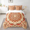 thumbnail image 2 of YST Vintage Floral Comforter Set, Boho Paisley 7pcs Bedding Set, Queen Size, Lightweight, 2 of 4