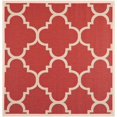thumbnail image 1 of Safavieh Courtyard Tapis Rouge Intérieur Extérieur - Carré 7 Pieds10 Pouces, 1 of 1