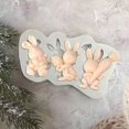 thumbnail image 1 of 2pcs Holiday silicone for Mold DIY chocolate cake baking tool clay drop for Mold, 1 of 8