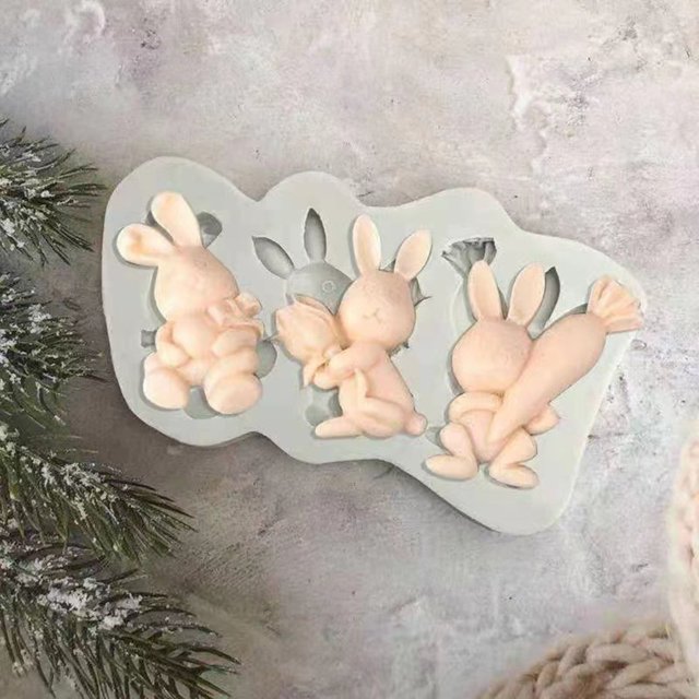 2pcs Holiday silicone for Mold DIY chocolate cake baking tool clay drop for Mold