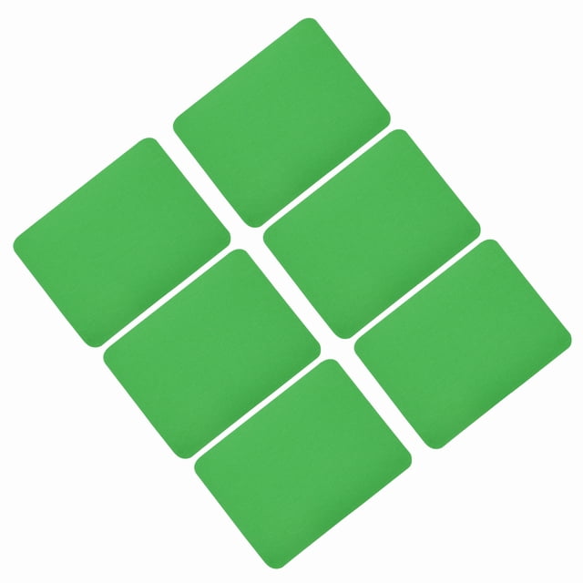 Uxcell 6 Pcs Pièces Thermocollantes Patchs de Réparation en Tissu pour Vêtements Vert
