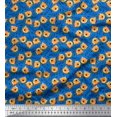 thumbnail image 1 of Soimoi Cotton Voile Fabric Text & Tiger Face Cartoon Decor Fabric Printed Yard 42 Inch Wide, 1 of 1