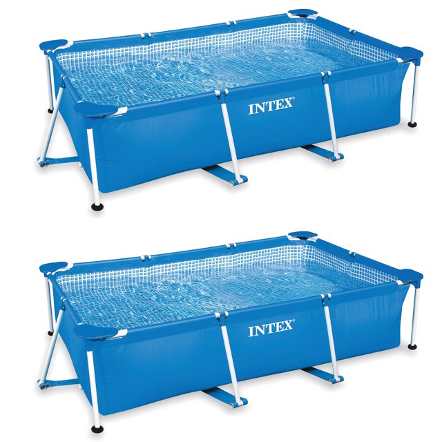 Intex Piscine hors Sol Rectangulaire 86 x 59 x 23 Pouces (Lot de 2)