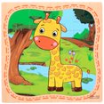 thumbnail image 1 of Leadingstar 16 Pcs/set Cartoon Puzzle Wooden Animal Pattern Jigsaw Toys for Children, 1 of 7