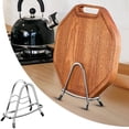thumbnail image 1 of Rack Cutting Board Holder Stand - Durable Stainless Steel Cutting Board Rack Organizer for Kitchen Use - Efficient Storage Solution for Pots Pans and Lids, 1 of 3