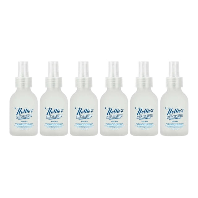 Désinfectant pour les Mains de Voyage Nellie's, Lot de 6