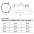 thumbnail image 2 of Uxcell Silicone Watch Band Quick Release Soft Rubber Watch Strap Dark Green/Silver 14mm, 2 of 7