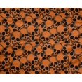 thumbnail image 4 of oneOone Polyester Lycra Orange Fabric Skull Sewing Craft Projects Fabric Prints By Yard 56 Inch Wide, 4 of 4