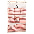 thumbnail image 1 of Home Textile Storage Over Door Organizer for Closet—Hanging Shoes Holder with Large Mesh Pockets Fabric Wall Door Bag Organizer Convenient Storage Rack for Home, 1 of 3
