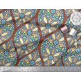 thumbnail image 2 of Soimoi Cotton Duck Fabric Floral & Ogee Damask Fabric Prints by Yard 42 Inch Wide, 2 of 4