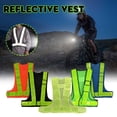 thumbnail image 2 of liraijei High Visibility Adjustable Reflective Safety Vest Reflectorize Vest Safety W9 √# F8B0, 2 of 8