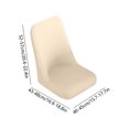 thumbnail image 3 of Dining Chair Slipcover Stretch Elastic Chair Cover Polyester, 57x48x45cm for Kitchen Living Room, Washable Pet-Friendly Protector, 1 Pack, 3 of 6