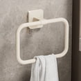 thumbnail image 1 of Chmadoxn Bathroom Storage & Organization, Squares Towel Storage Rack Towel Ring Hook Ring Towel Rack Minimalists Wall Mounted Round Small Size Hand Towel Hanging Rod Rag Towel Rack Towels Storage Rack, 1 of 6