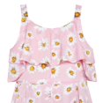 thumbnail image 4 of Robe Fille Rose Sans Manches Marguerite Florale Fête de Pâques Printemps 6 Ans, 4 of 6