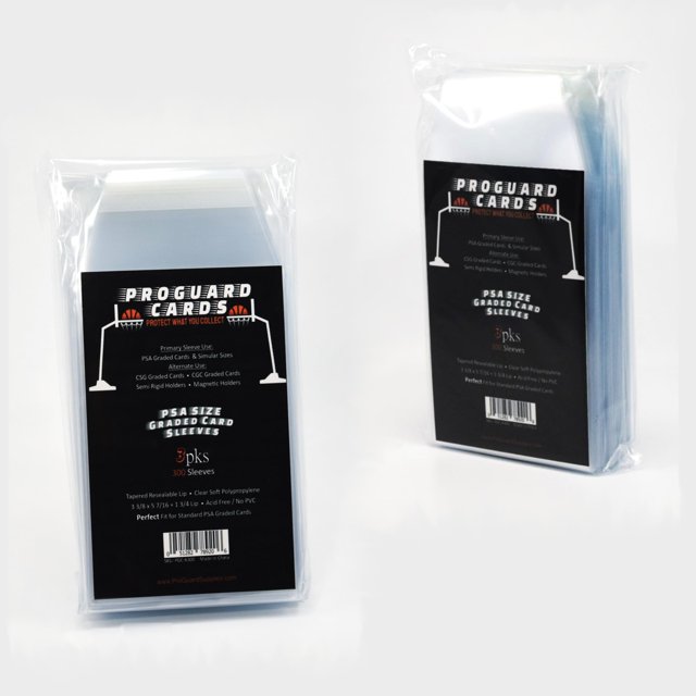 300 PSA Perfect Fit Sleeves Graded Card Sleeves for PSA Slabs & More